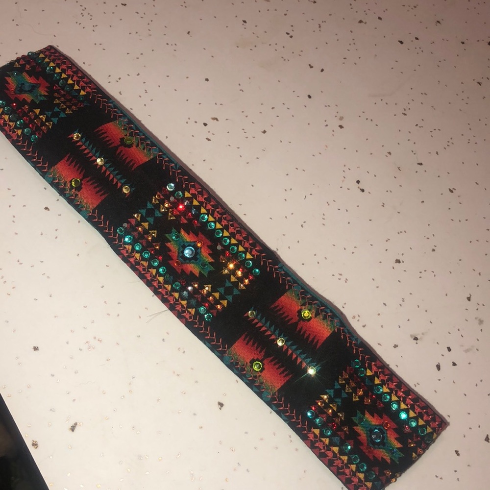 Navajo print headband! With some bling